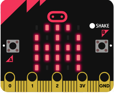 micro:bit ghost icon