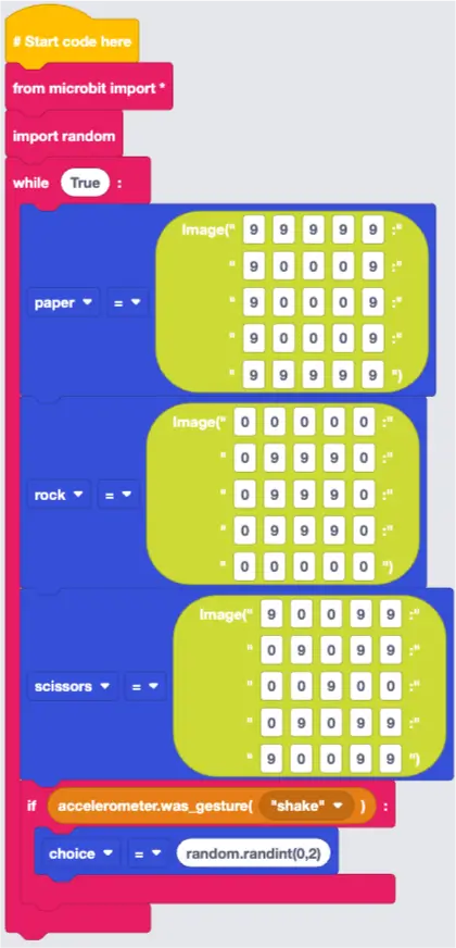 Checking to see if the micro:bit has been shaken