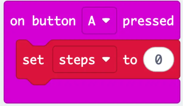 Setting steps to zero