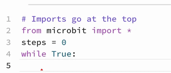Creating a while True loop