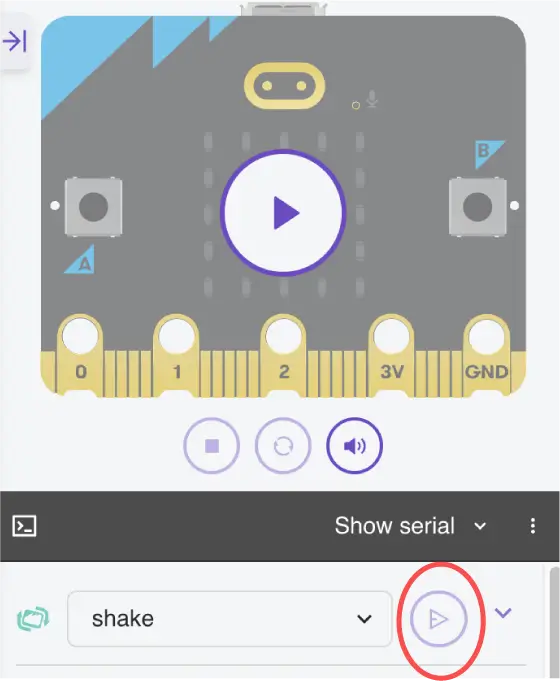 The Python editor simulator