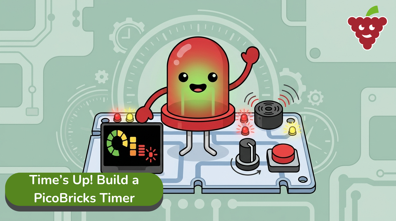 Time’s Up! Build a PicoBricks Timer cover image